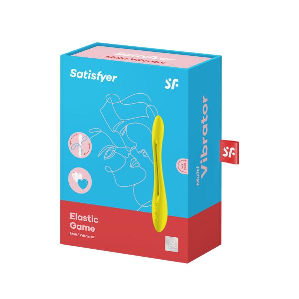 SATISFYER ELASTIC GAME VIBRADOR AMARILLO 1UN