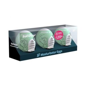 SATISFYER RIFFLE HUEVOS MASTURBADORES 3 1UN