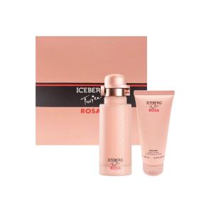 ICEBERG TWICE ROSA EAU DE TOILETTE 125ML VAPORIZADOR + LOCION PERFUMADA CORPORAL 100ML