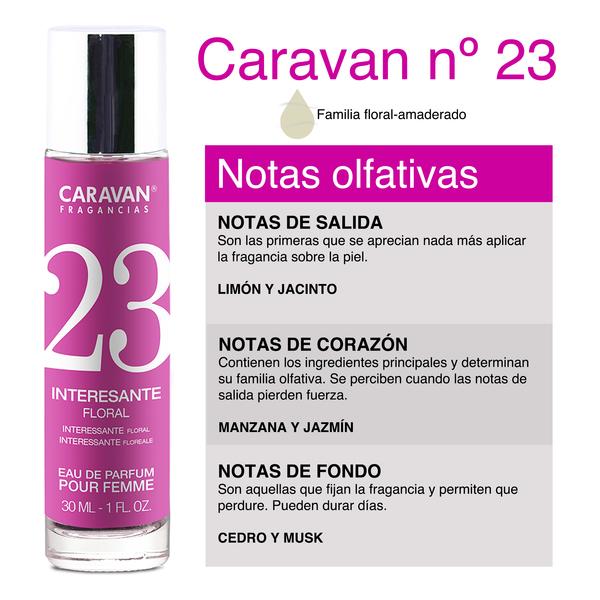 5X CARAVAN PERFUMES SURTIDOS DE MUJER Nº1 + Nº21 + Nº23 + Nº26 + Nº31. - imagen 2