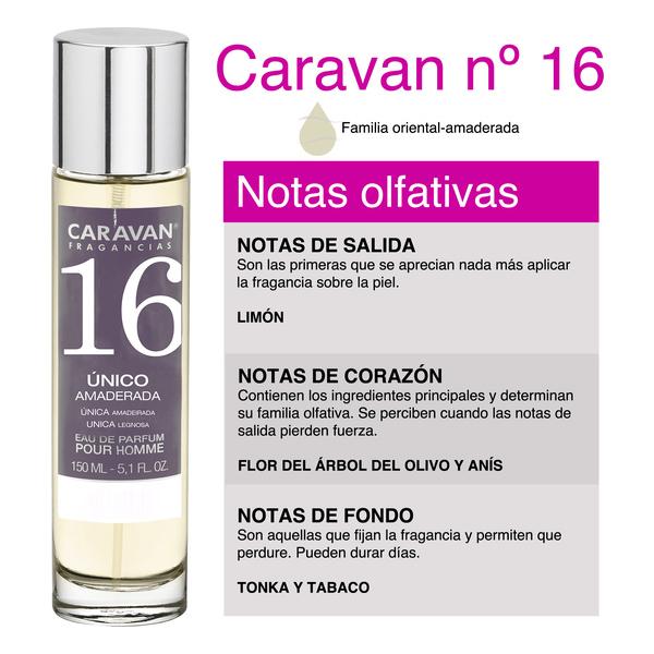 SET CARAVAN PERFUME DE HOMBRE Nº16 150ML+30ML - imagen 1