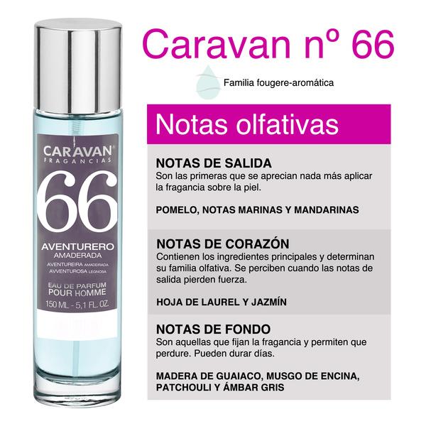 SET CARAVAN PERFUME DE HOMBRE Nº66 150ML+30ML - imagen 1