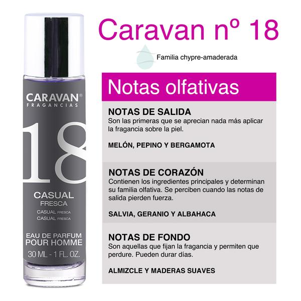 CARAVAN PERFUME DE HOMBRE Nº18 30ML