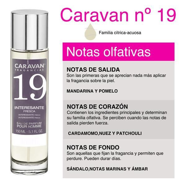 CARAVAN PERFUME DE HOMBRE Nº19 - 150ML.