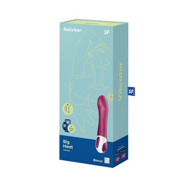 SATISFYER BIG HEAT VIBRADOR EFECTO CALOR CON APP 1UN