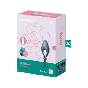 SATISFYER BULLSEYE ANILLO VIBRADOR GRIS 1UN