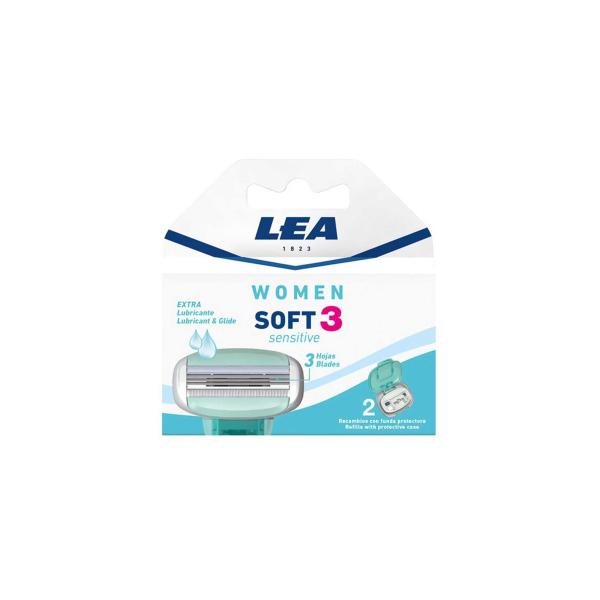 LEA RECAMBIOS WOMAN SOFT3 SENSITIVE 2UN