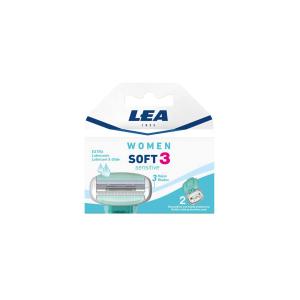 LEA RECAMBIOS WOMAN SOFT3 SENSITIVE 2UN