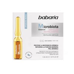 BABARIA MICROBIOTA BALANCE TRATAMIENTO AMPOLLAS REVITALIZANTES PIEL SENSIBLE USO DIARIO 5UN