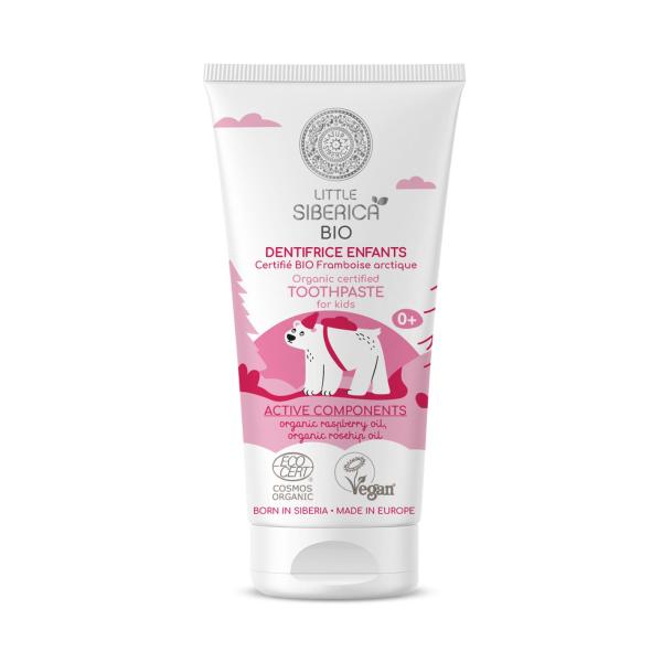 NATURA SIBERICA LITTLE DENTIFRICO NIÑOS FRAMBUESA BIO 60GR