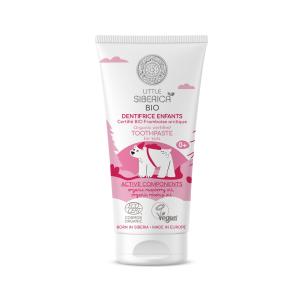 NATURA SIBERICA LITTLE DENTIFRICO NIÑOS FRAMBUESA BIO 60GR