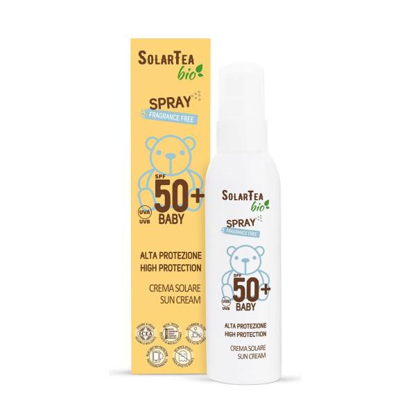 BEMA SOLARTEA BIO CREMA SOLAR BEBE SPRAY SIN FRAGANCIA 100UN VAPORIZADOR