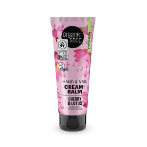 ORGANIC SHOP CHERRY & LOTUS BALSAMO DE UÑAS CREAM-BALM 75ML