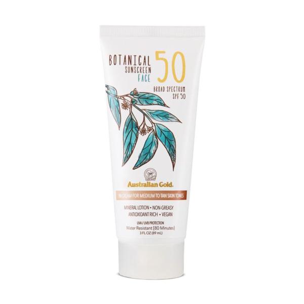 AUSTRALIAN GOLD BOTANICAL CREMA SOLAR FACIAL SPF50 MINERAL LOTION 89ML