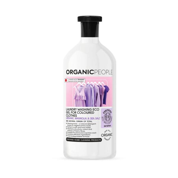 ORGANIC PEOPLE FOR COLOURED CLOTHES MAGNOLIA SEA SALT LAUNDRY WASHING-GEL 200ML