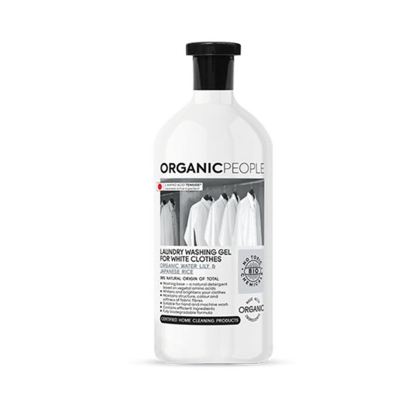 ORGANIC PEOPLE WHITE CLOTHES ORGANIC WATER LILY JAPANESE RICE LAUNDRY WASHING-GEL 200ML