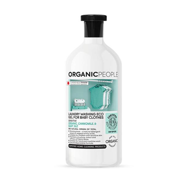 ORGANIC PEOPLE FOR BABY CLOTHES CHAMOMILE SOAP NUT LAUNDRY WASHING ECO GEL 200ML