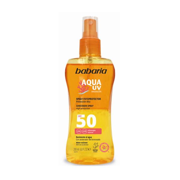 BABARIA AQUA UV BI-FASICA SPRAY SPF50 WATERPROOF 200ML