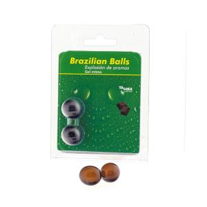 BRAZILIAN BALLS BALLS GEL INTIMO AROMA CHOCOLATE 1UN