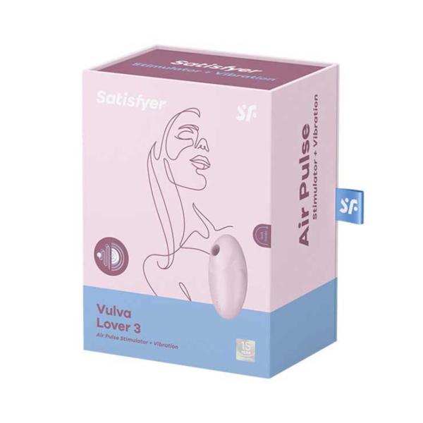 SATISFYER VULVA LOVER 3 AIR PULSE STIMULATOR ROSA 1UN