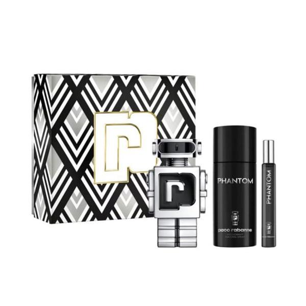 PACO RABANNE PHANTOM EAU DE TOILETTE 100ML VAPORIZADOR + DESODORANTE 150ML VAPORIZADOR + MINIATURA 1U.