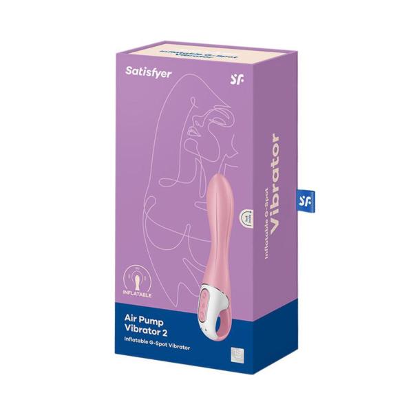 SATISFYER AIR PUMP VIBRATOR 2 INFLATABLE PUNTO G VIBRADOR 1UN