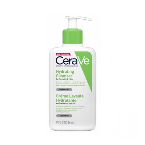 CERAVE PIEL NORMAL A SECA LIMPIADORA HIDRATANTE 236ML