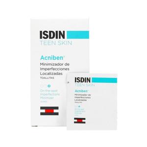 ISDIN TEEN SKIN ACNIBEN MINIMIZADOR DE IMPERFECCIONES LOCALIZADAS TOALLITA 30UN