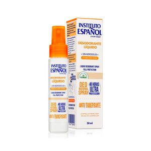 INSTITUTO ESPAÑOL ANTI-TRANSPIRANTE SPRAY DESODORANTE LIQUIDO 50ML VAPORIZADOR