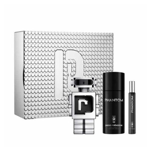 PACO RABANNE PHANTOM EAU DE TOILETTE 100ML VAPORIZADOR + DESODORANTE 150ML VAPORIZADOR + MINIATURA 10ML