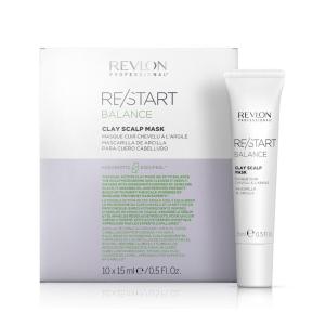 REVLON RE-START BALANCE CLAY SCALP MASK 10UN