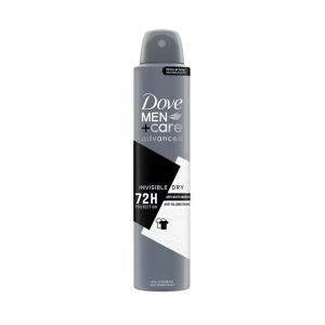 DOVE MEN ADVANCED INVISIBLE DRY 72H SPRAY ANTI-AMARILLOS ANTI-TRANSPIRANTE 200ML VAPORIZADOR