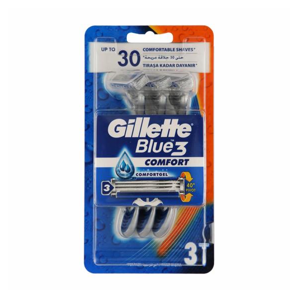 GILLETTE BLUE 2 COMFORT CUCHILLAS DE AFEITAR 3UN