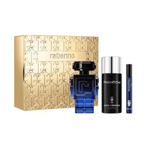 PACO RABANNE PHANTOM INTENSE EAU DE PARFUM 100ML + DESODORANTE SPRAY 150ML VAPORIZADOR + MINIATURA 10ML