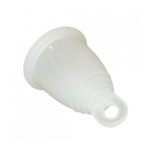 COPA MENSTRUAL CLASICA ANILLA TRANSPARENTE MEDIANA