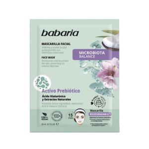 BABARIA ACIDO HYALURONICO MASCARILLA FACIAL MICROBIOTA 20ML