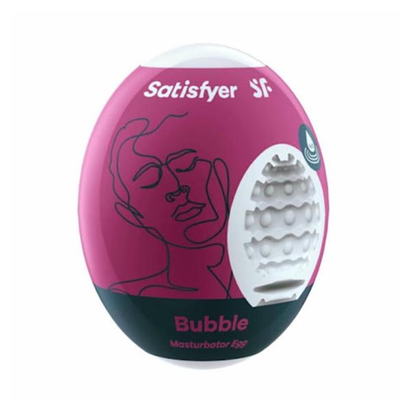 SATISFYER EGG SINGLE MASTURBADOR BUBBLE 1UN