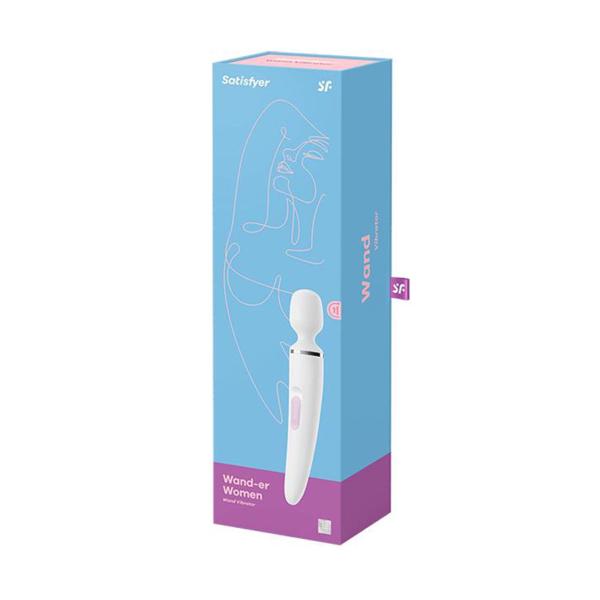 SATISFYER WAND-ER WOMEN MASAJEADOR VIBRADOR BLANCO 1UN