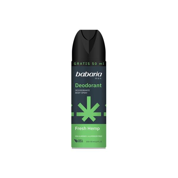 BABARIA MEN DESODORANTE FRESH HEMP 200ML