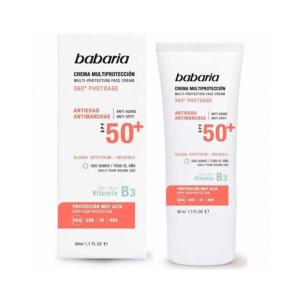 BABARIA MULTI-PROTECCION CREMA FACIAL ANTI-EDAD SPF50+ 50ML