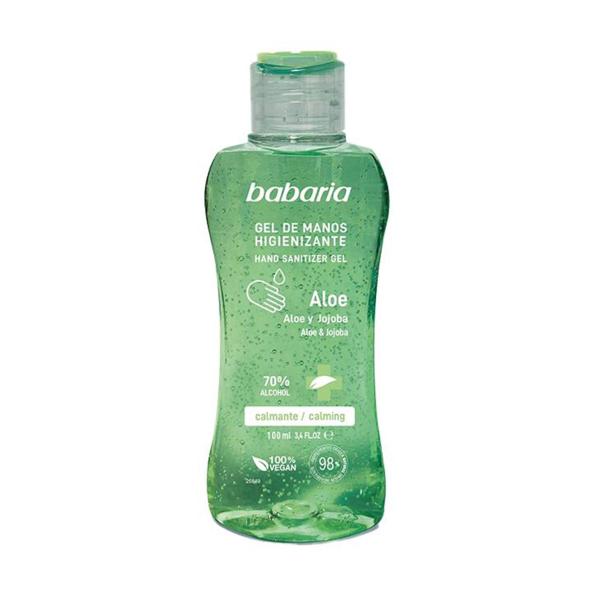 BABARIA ALOE GEL DE MANOS HIGIENIZANTE 70% ALCOHOL 100ML