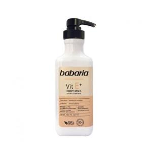 BABARIA VIT E+ BODY MILK VEGAN PIEL SECA 500ML