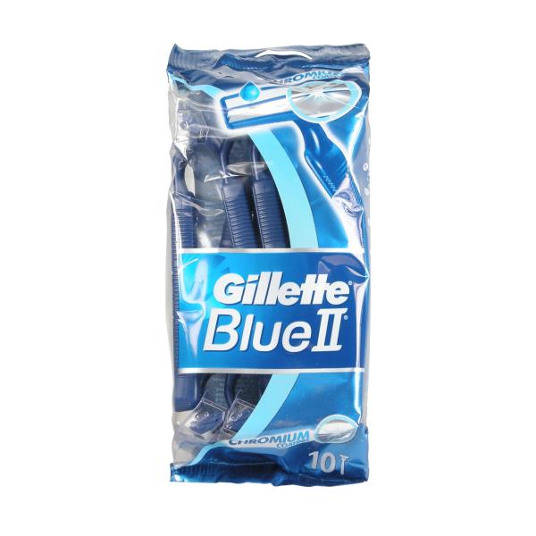 GILLETTE BLUE II PACK 10 UNIDADES